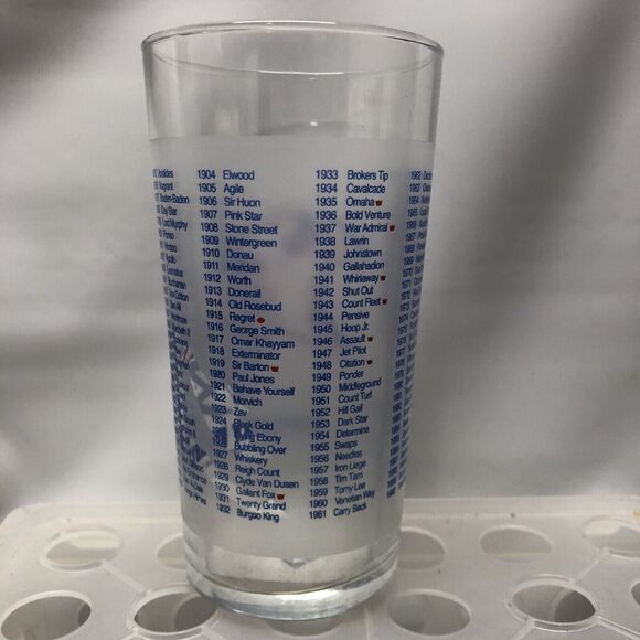 2008 Run for the Roses 134th Kentucky Derby Julep Horse Racing Glass Churchill - Picture 3 of 6